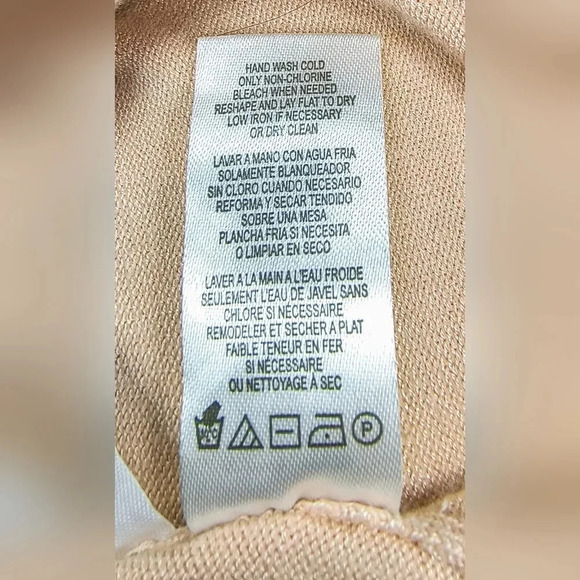 Karl Lagerfeld Paris Faux Pearl Neck Pale Pink  Lightweight Pullover Sweater, M - Picture 6 of 11